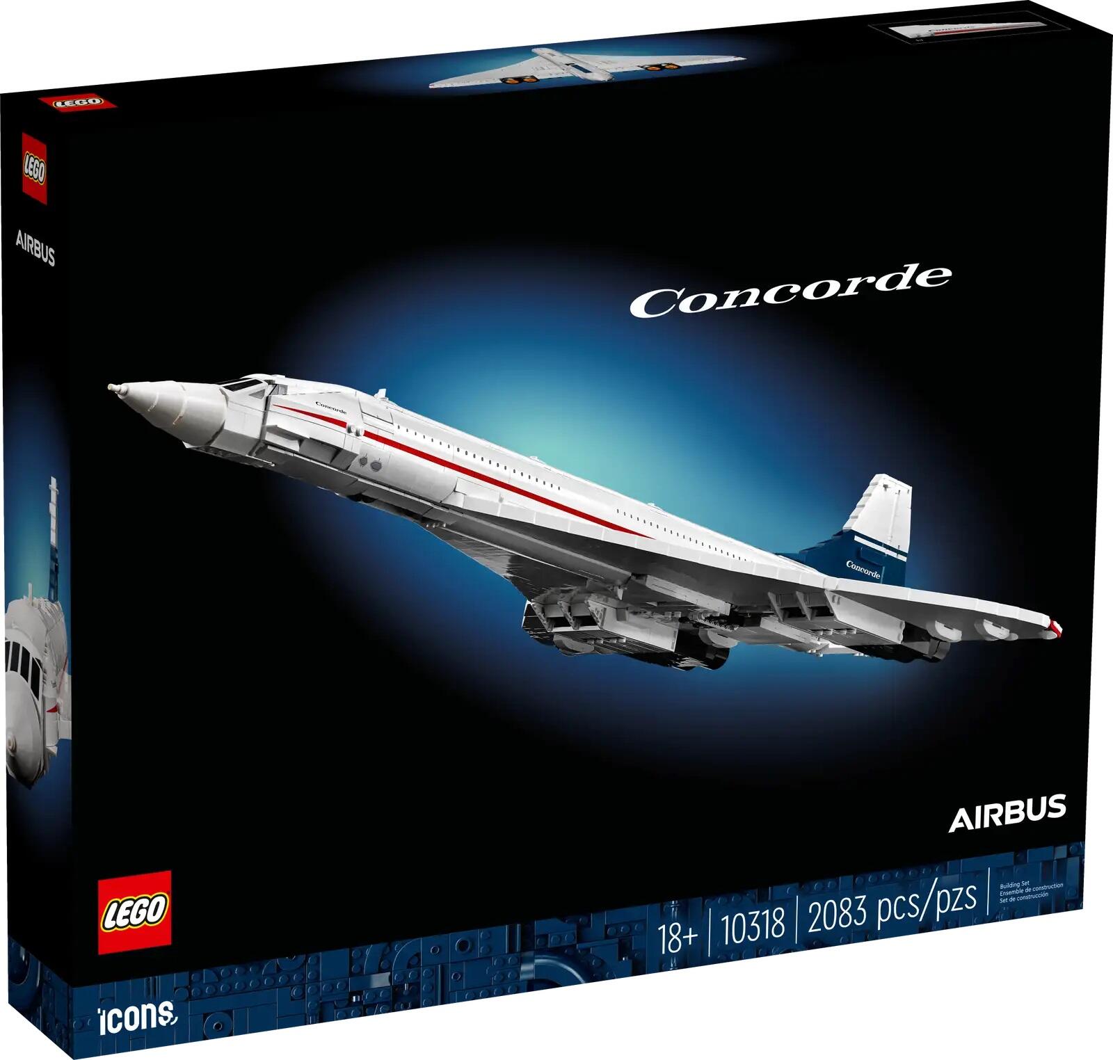 LEGO Registered  Icons Concorde 10318 10318 (5702017416915) LEGO konstruktors