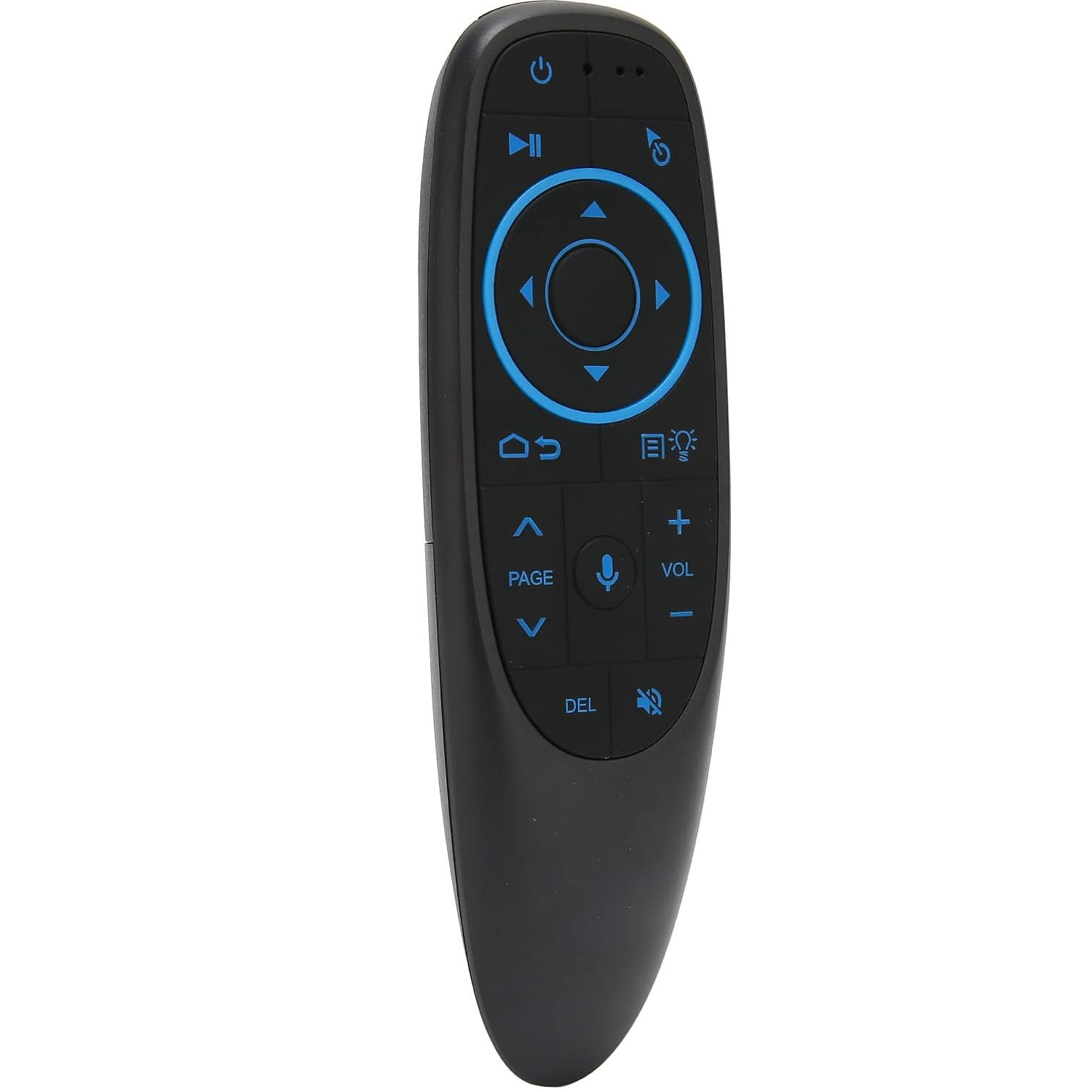Fusion G10S PRO BT universālā bezvadu | Bluetooth tālvadības pults ar balss vadību un apgaismojumu Smart TV | Android | PC pults