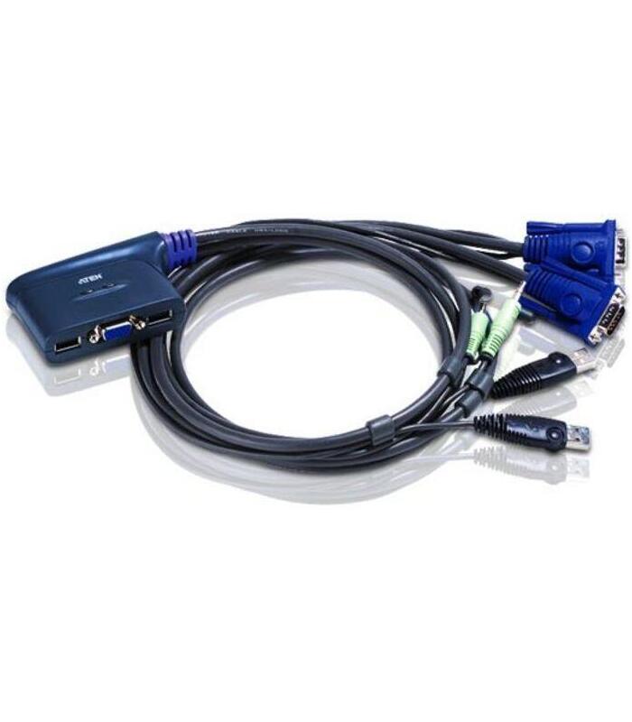 Aten  2 port USB KVM & Speaker KVM komutators