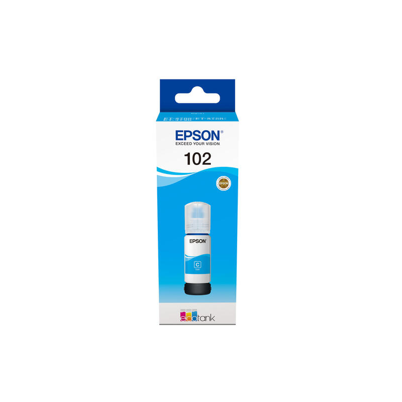 Epson EcoTank cyan T 102 70 ml               T 03R2 kārtridžs