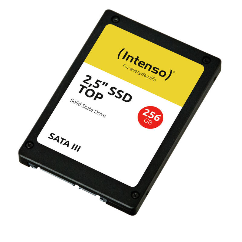 Intenso Top 256GB SATA3, 520/400MBs, Shock resistant, Low power SSD disks