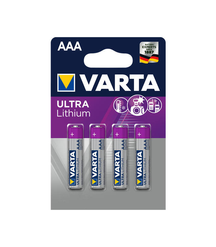 Varta Professional, lithium, 1.5V, pieces 4 (6103-301-404) Baterija