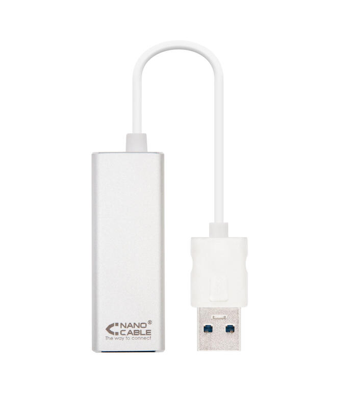 Nanocable USB 3.0/RJ-45 - 0.15m Schnittstellenkarte/Adapter (10.03.0401)8433281007833 tīkla karte
