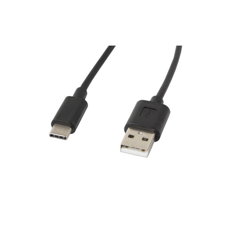 Lanberg CA-USBO-10CC-0018-BK USB cable 1.8 m 2.0 USB A USB C Black USB kabelis