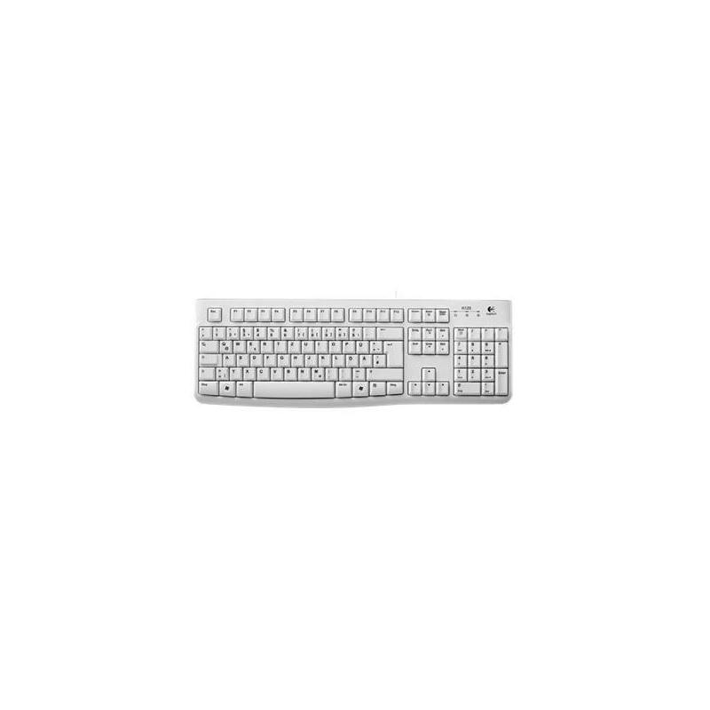 Logitech K120 DE QWERTZ White klaviatūra