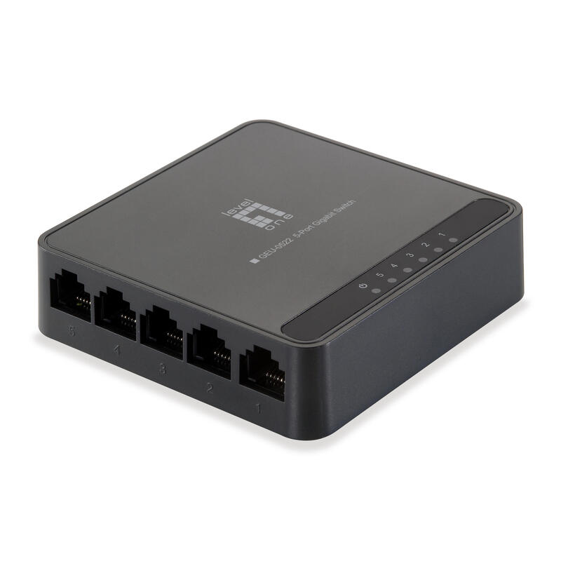 GEU-0522 Gigabit Ethernet (10/100/1000) Schwarz (53015903) datortīklu aksesuārs