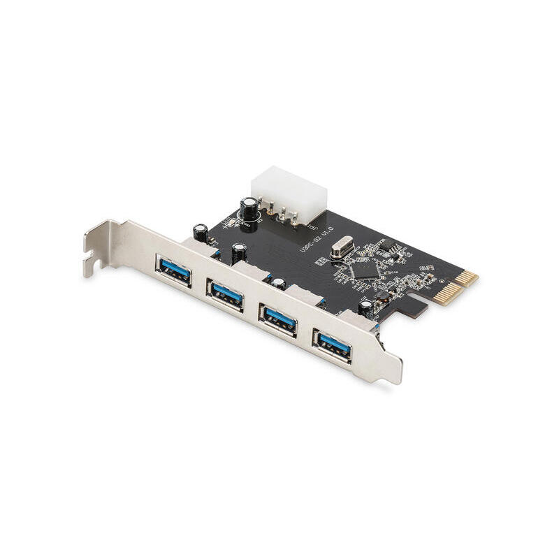 DIGITUS Add-On Card USB3.0 PCI Express, 4xUSB3.0, Chip: VL805 karte