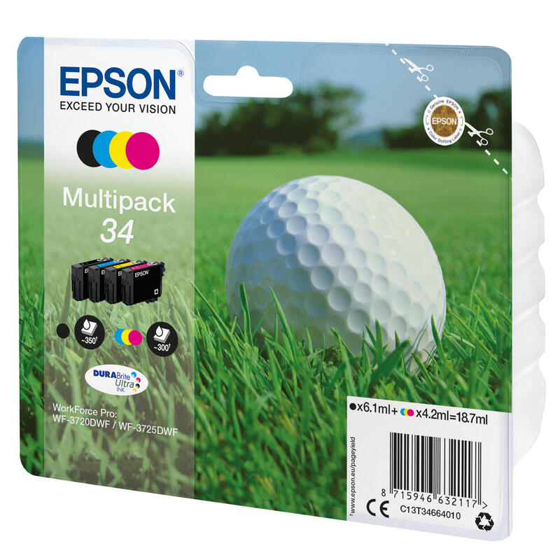 Epson DURABrite Ultra Multipack (4 colors) 34             T 3466 kārtridžs