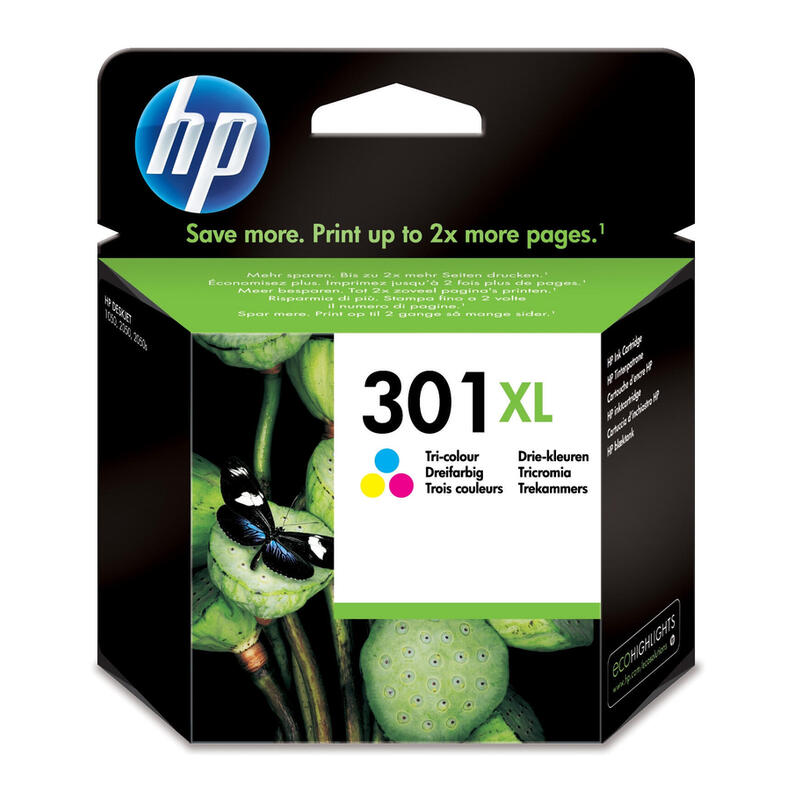 HP CH 564 EE ink cartridge tri-colour No. 301 XL kārtridžs