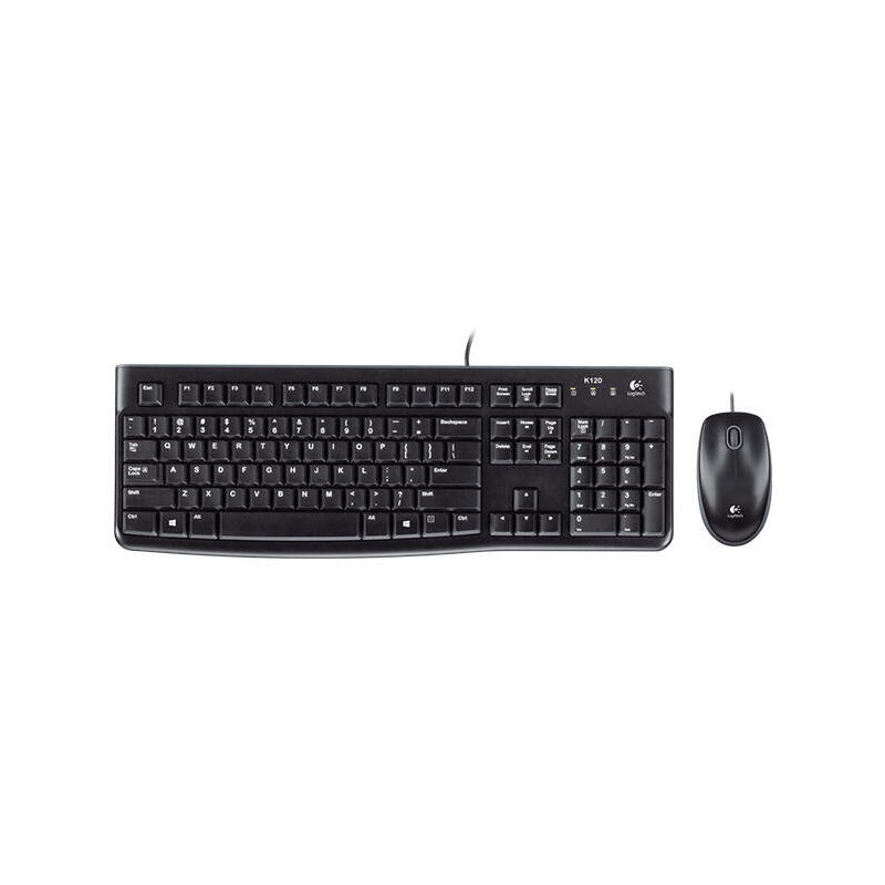 Logitech Desktop MK120 Spanisches-Layout black klaviatūra