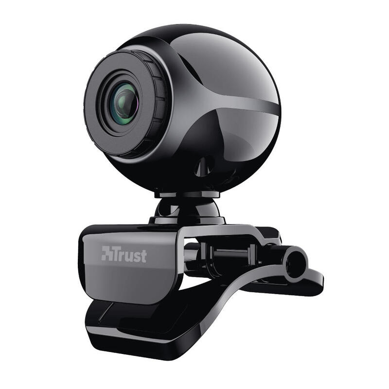 Trust Exis webcam 0.3 MP 640 x 480 pixels USB 2.0 Black web kamera