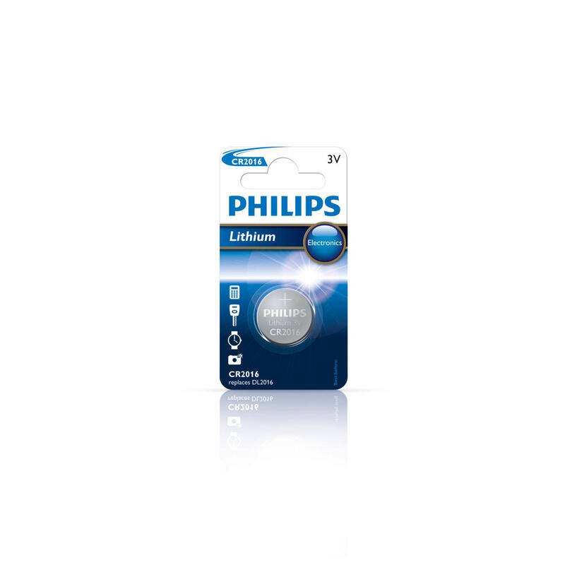 PHILIPS LITHIUM BATTERY CR2016 3V (1PCS) Baterija