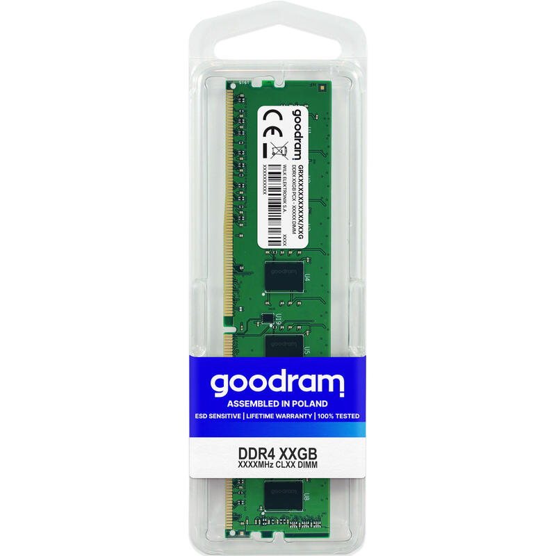 Goodram GR2400D464L17S/4G memory module 4 GB DDR4 2400 MHz operatīvā atmiņa