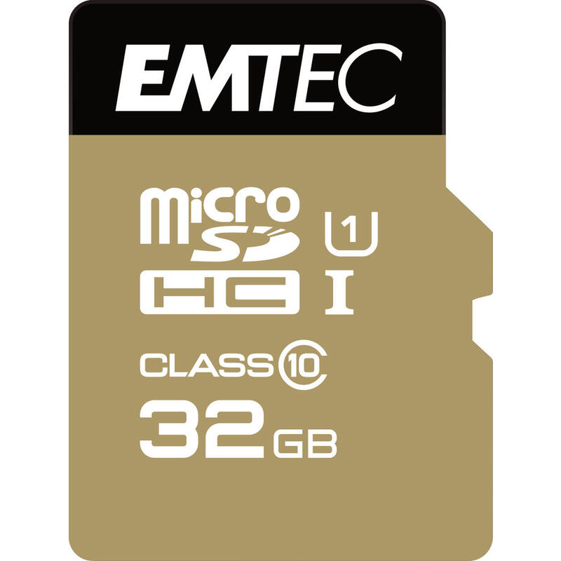 Emtec memory card microSDHC 32GB Class 10 Gold+ (85MB/s, 21MB/s) atmiņas karte