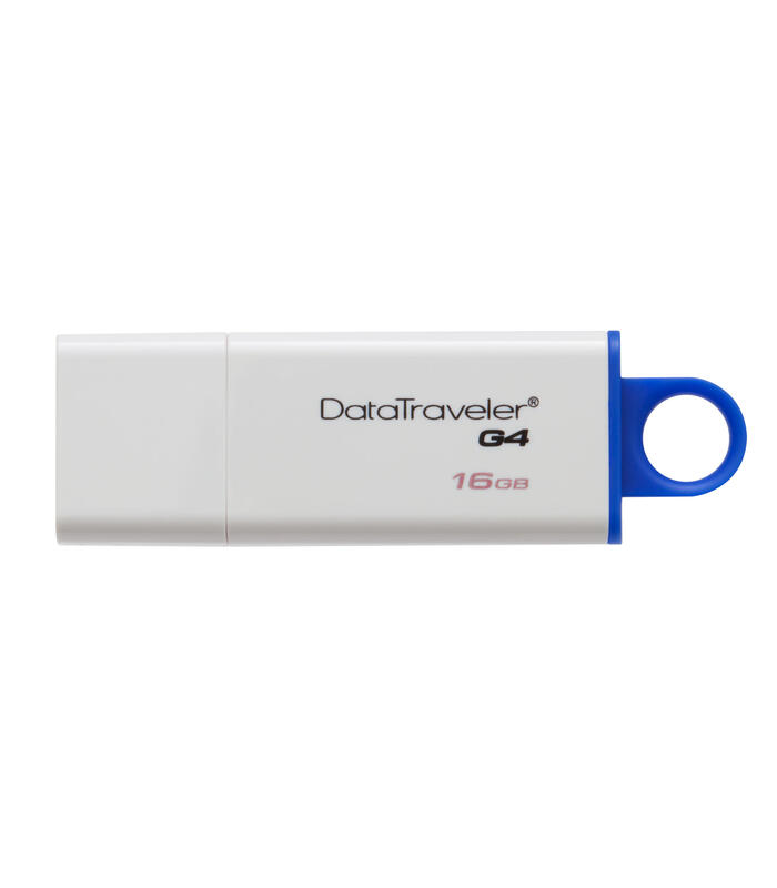 Kingston DataTraveler G4 16 GB, USB 3.0, White/Blue USB Flash atmiņa