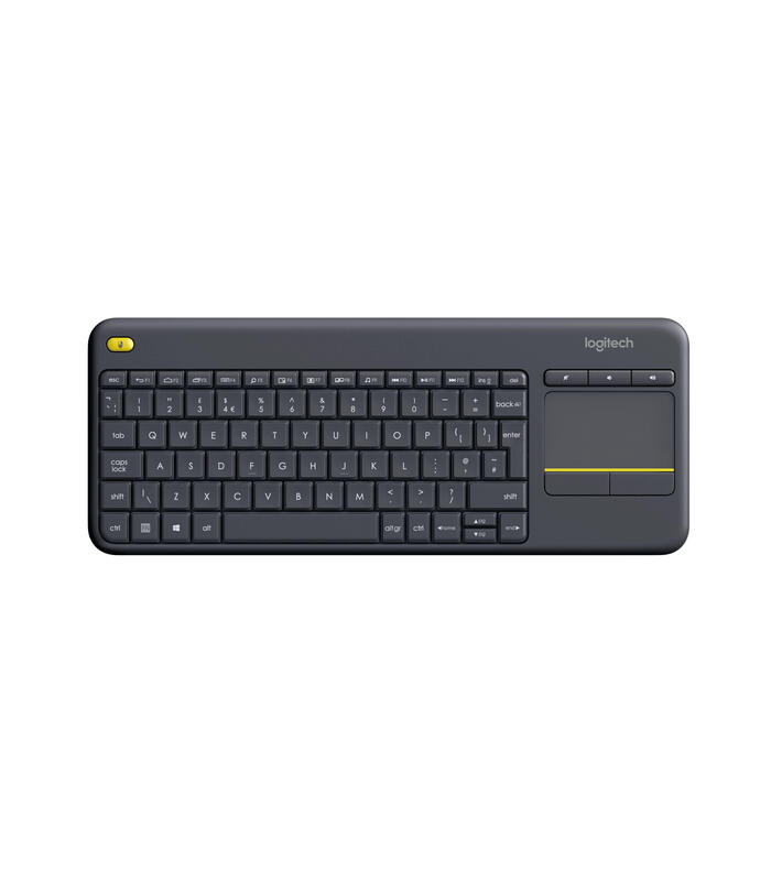 Logitech  K400Plus Keyboard, UK Wireless Touch, Black klaviatūra