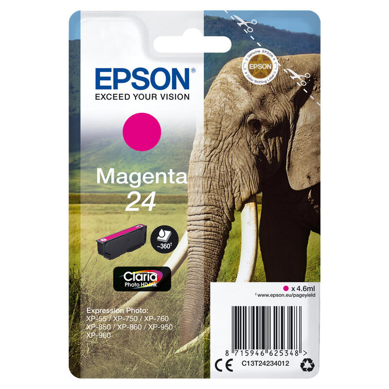 Epson ink cartridge magenta Claria Photo HD T 242     T 2423 kārtridžs