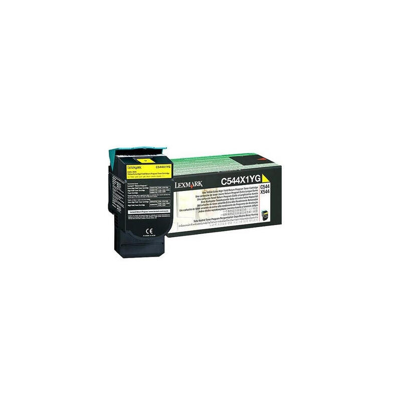 Toner Lexmark yellow | 4000pgs | C544dn/C544dtn/C544dw/C544n/X544dn/X544dtn/X... toneris