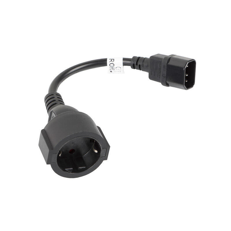 Lanberg extension power cable IEC 320 C14->SCHUKO(F) Barošanas kabelis