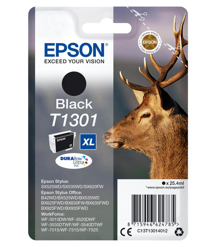 Epson C13T13014022 25.4ml black cartridge (C13T13014022) kārtridžs