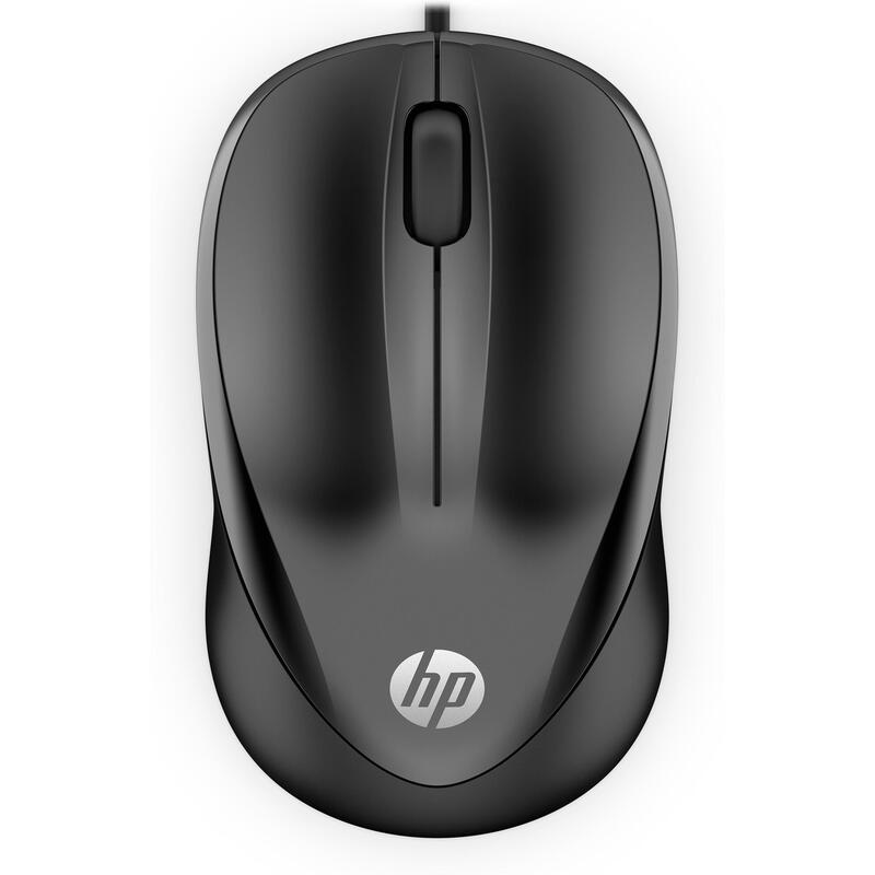 HP Wired Mouse 1000 (Black) Datora pele