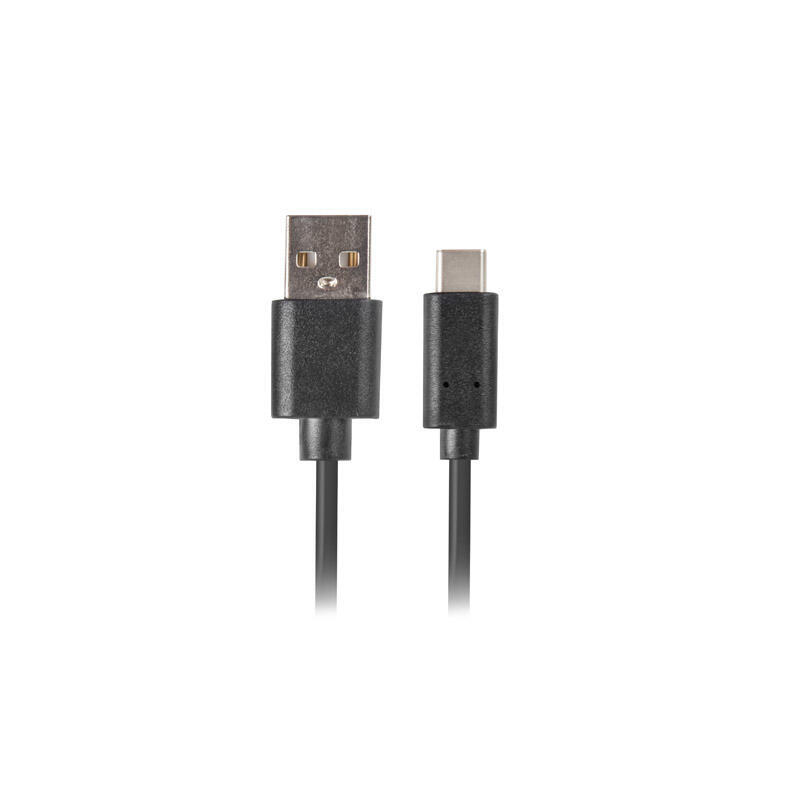 Cable USB CM - AM 2.0 1.8m black QC 3.0 USB kabelis