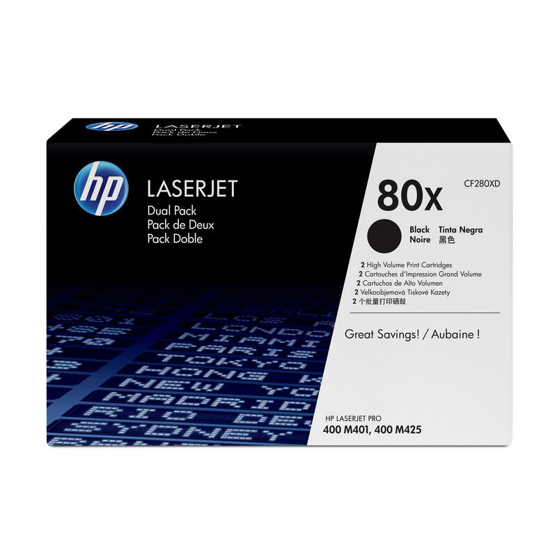 Toner HP CF280XD black dwupak toneris