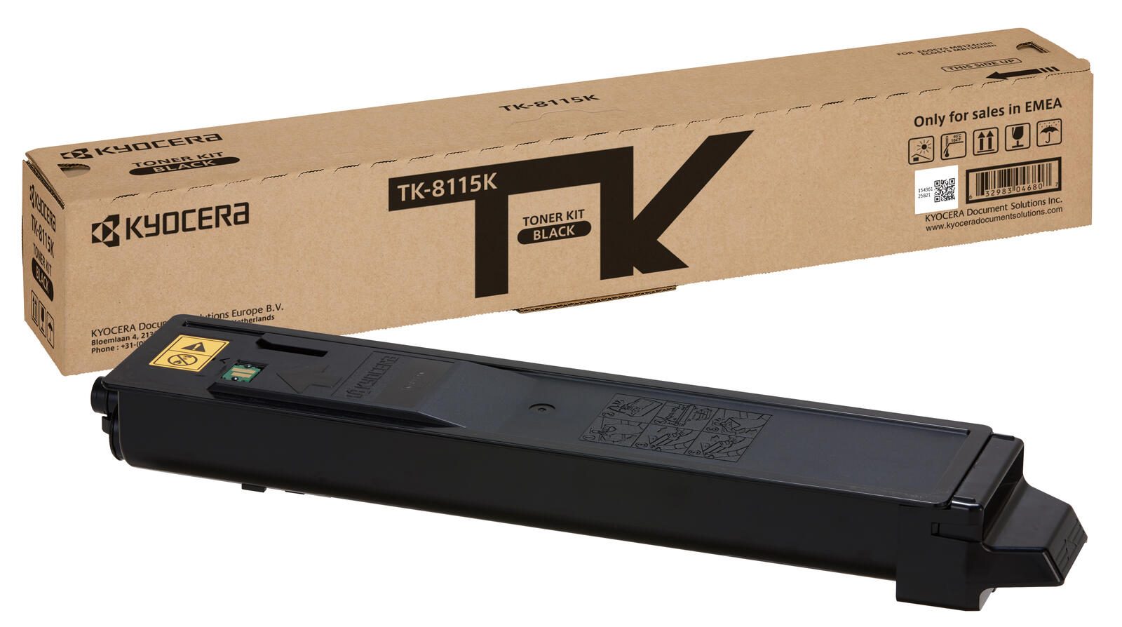 KYOCERA TK-8115K Lasertoner 12000 pages Black (1T02P30NL0) toneris