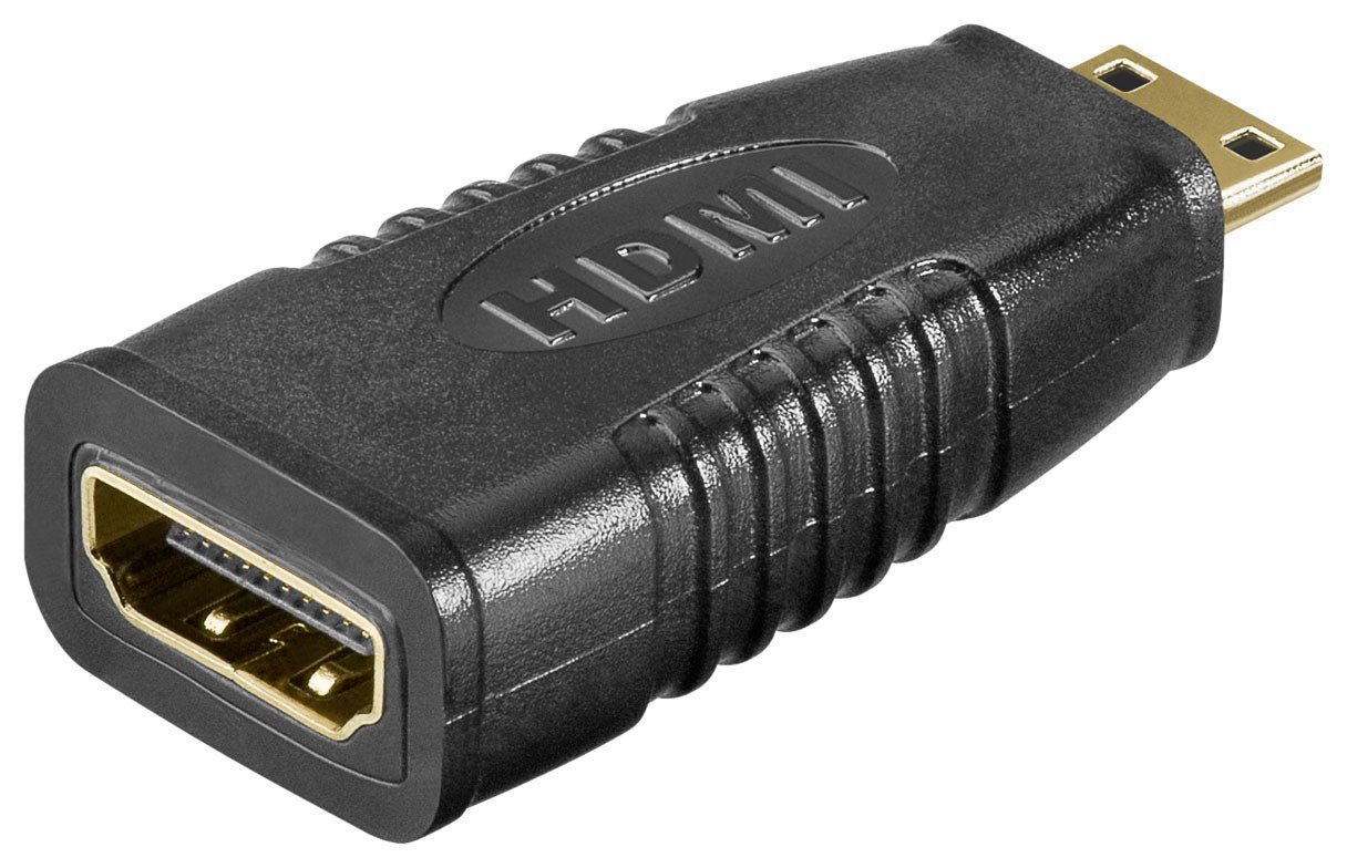 Wentronic goobay - HDMI-Adapter - HDMI, Typ A 19-polig (W) - mini HDMI, Typ C (M) - schwarz 4040849688416