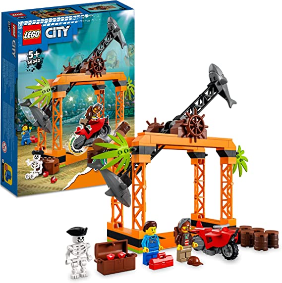 LEGO City 60342 Stunt challenge: shark attack LEGO konstruktors