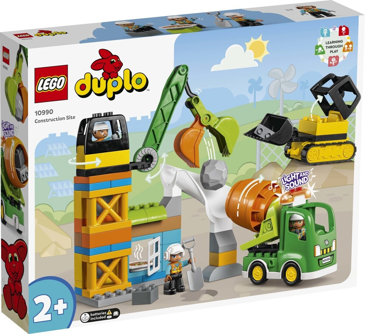 LEGO 10990 DUPLO Construction Site with Construction Vehicles Construction Toys 10990 (5702017416267) bērnu rotaļlieta