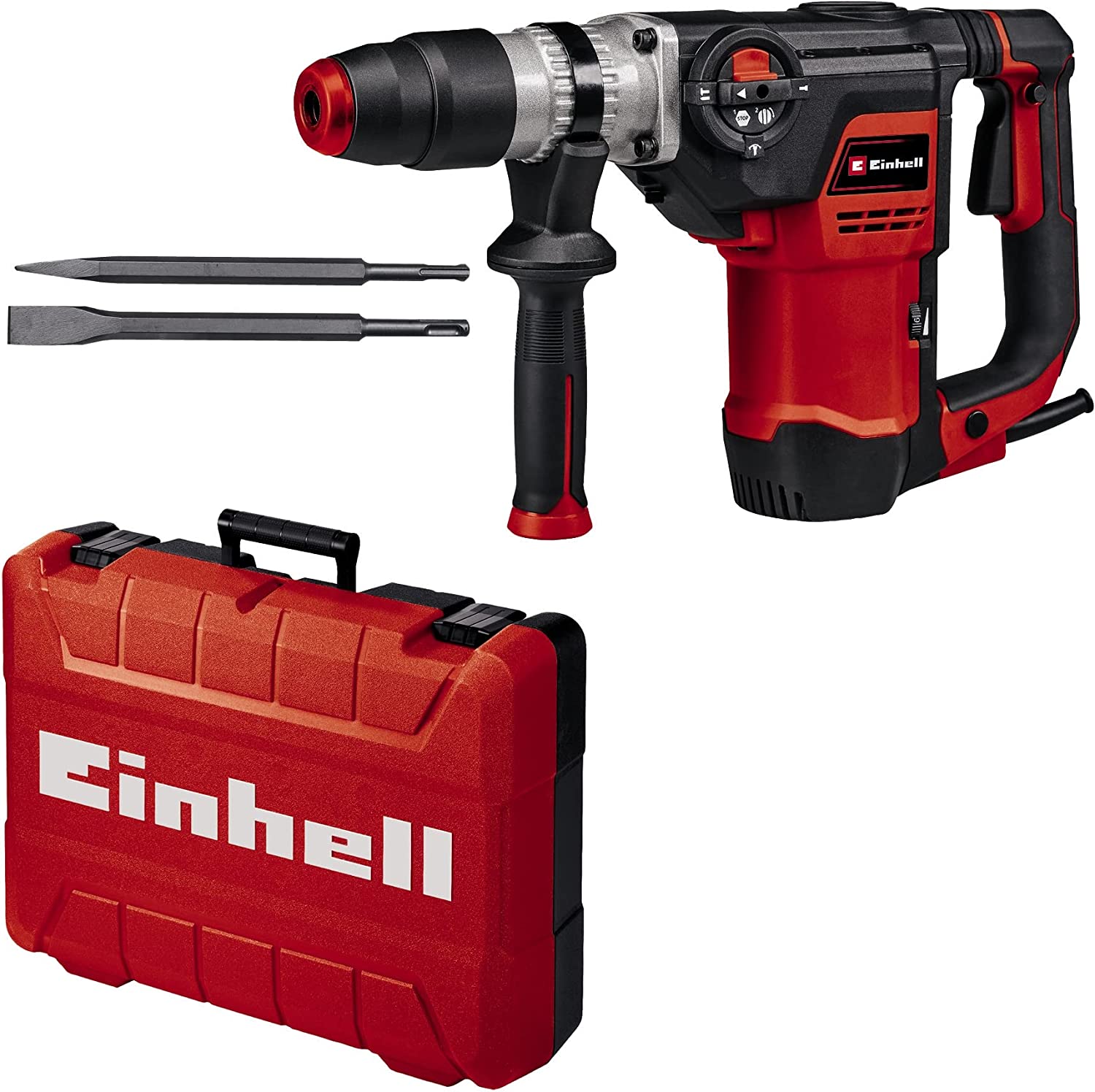 Einhell rotary hammer TE-RH 40 3F (red/black, 1,050 watts, SDS-max) 4257935 (4006825655926)