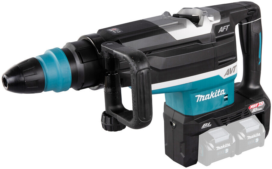 Makita Cordless combi hammer HR006GZ XGT, SDS-max, 80 volts (2x40V), rotary hammer (blue/black, without battery and charger)