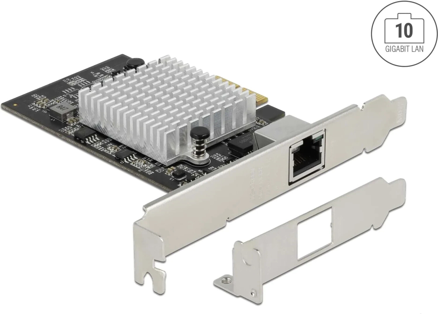 DeLOCK PCI Express x2 card 1 x RJ45 10 Gigabit, LAN adapter 89528 (4043619895281) tīkla karte