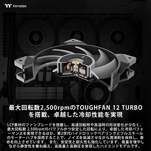 Thermaltake Toughliquid Ultra360 AIO Liquid Cooler LCD Display ventilators