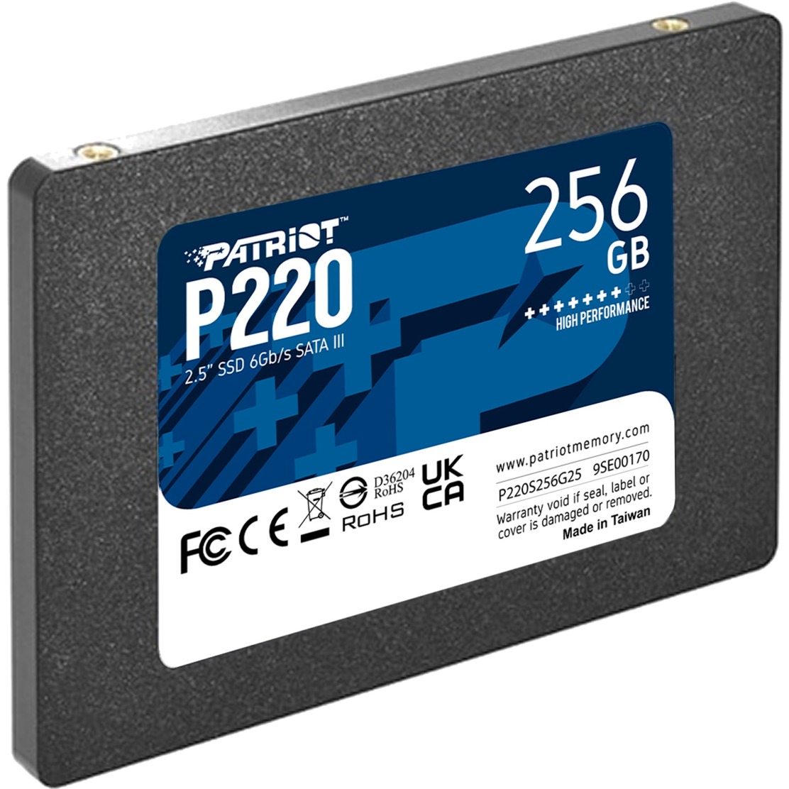 Patriot Memory P220 256GB 2.5" Serial ATA III SSD disks