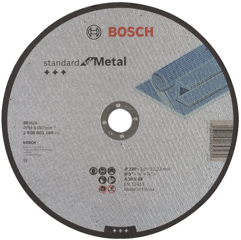 Bosch cutting disc Standard for Metal 230 x 3.0 mm (A 30 S BF) 2608603168 (3165140658270)