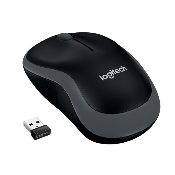 Logitech Wireless Mouse M185, SWIFT GREY, 2.4GHZ - EWR2 Datora pele