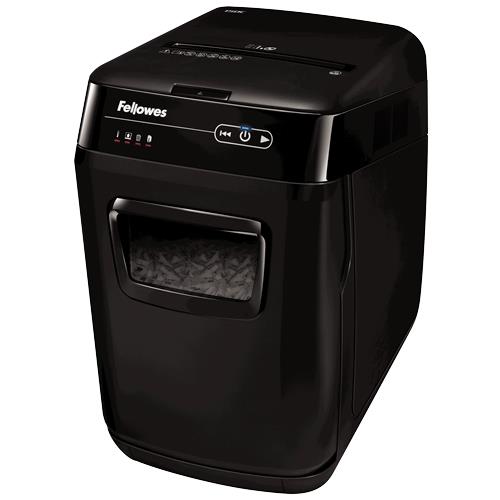 Fellowes AutoMax 150C paper shredder Cross shredding 22 cm Black papīra smalcinātājs