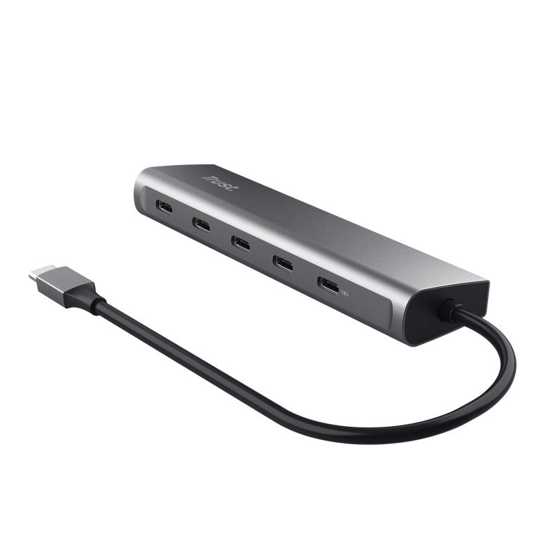 I/O HUB USB-C 5PORT HALYX/25136 TRUST USB centrmezgli