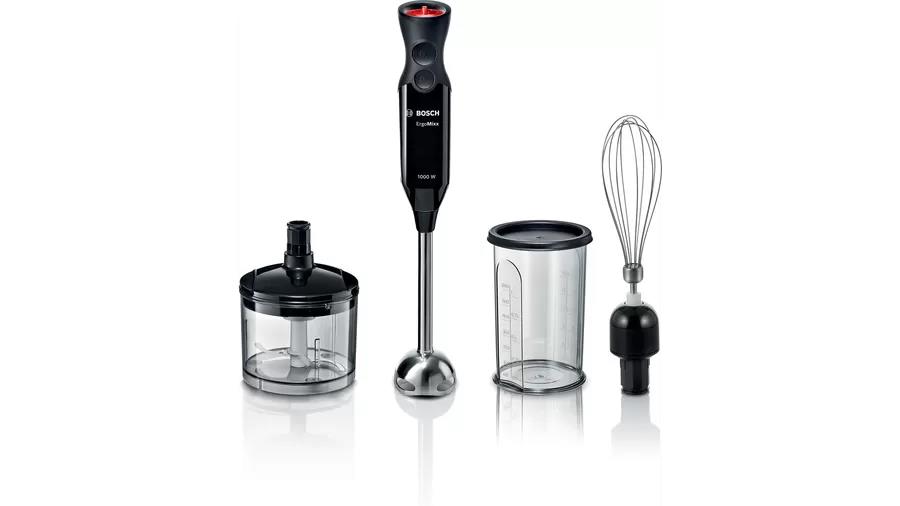 Bosch Hand Blender MS61B6150 ErgoMixx 1000 W, Number of speeds 12, Turbo mode, Chopper, Black/Anthracite Mikseris