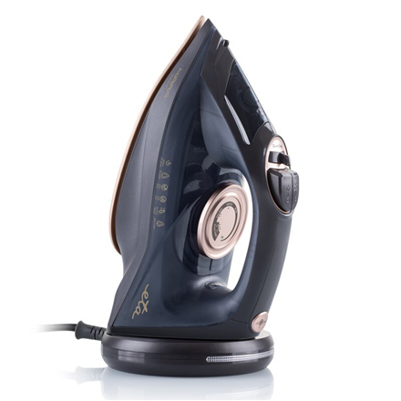 ETA Iron Kiara ETA127690000 Cordless Steam Iron, 2200 W, Water tank capacity 220 ml, Continuous steam 40 g/min, Black Gludeklis