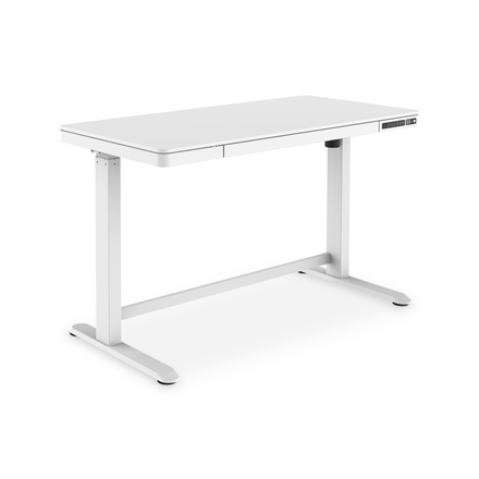 Digitus Electric Height Adjustable Desk, 72 - 121 cm, Maximum load weight 50 kg, Metal, White