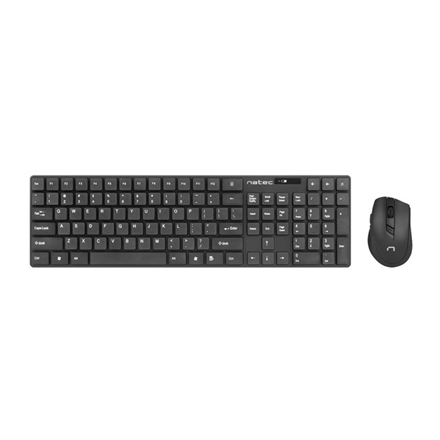 Wireless Keyboard + mouse set 2in1 Stingray US optical klaviatūra