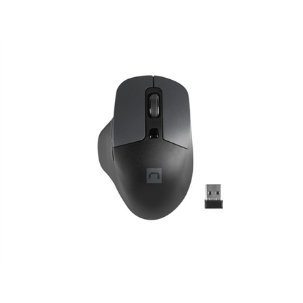 Natec Mouse, BlackBird 2, Silent, Wireless, 1600 DPI, Optical, Black Datora pele