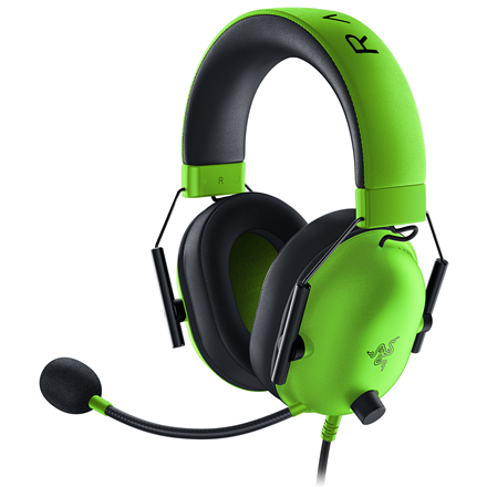 Razer Gaming Headset BlackShark V2 X Built-in microphone, Green, Wired austiņas