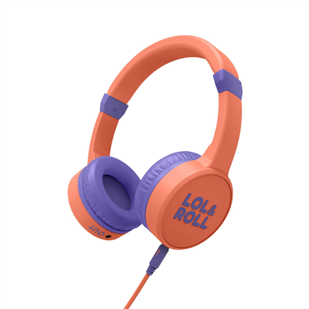 Energy Sistem Lol&Roll Pop Kids Headphones Orange (Music Share, Detachable Cable, 85 dB Volume Limit, Microphone) | Energy Sistem | Headphon austiņas