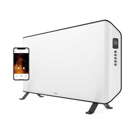 Duux Edge 1500 Smart Convector Heater 1500 W, Suitable for rooms up to 20 m, White, Indoor, Remote Control via Smartphone