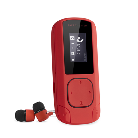 Energy Sistem MP3 Clip Coral (8 GB, Clip, FM Radio and microSD) MP3 atskaņotājs