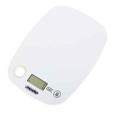 Mesko Kitchen scale MS 3159w Maximum weight (capacity) 5 kg, Graduation 1 g, Display type LCD, White virtuves svari